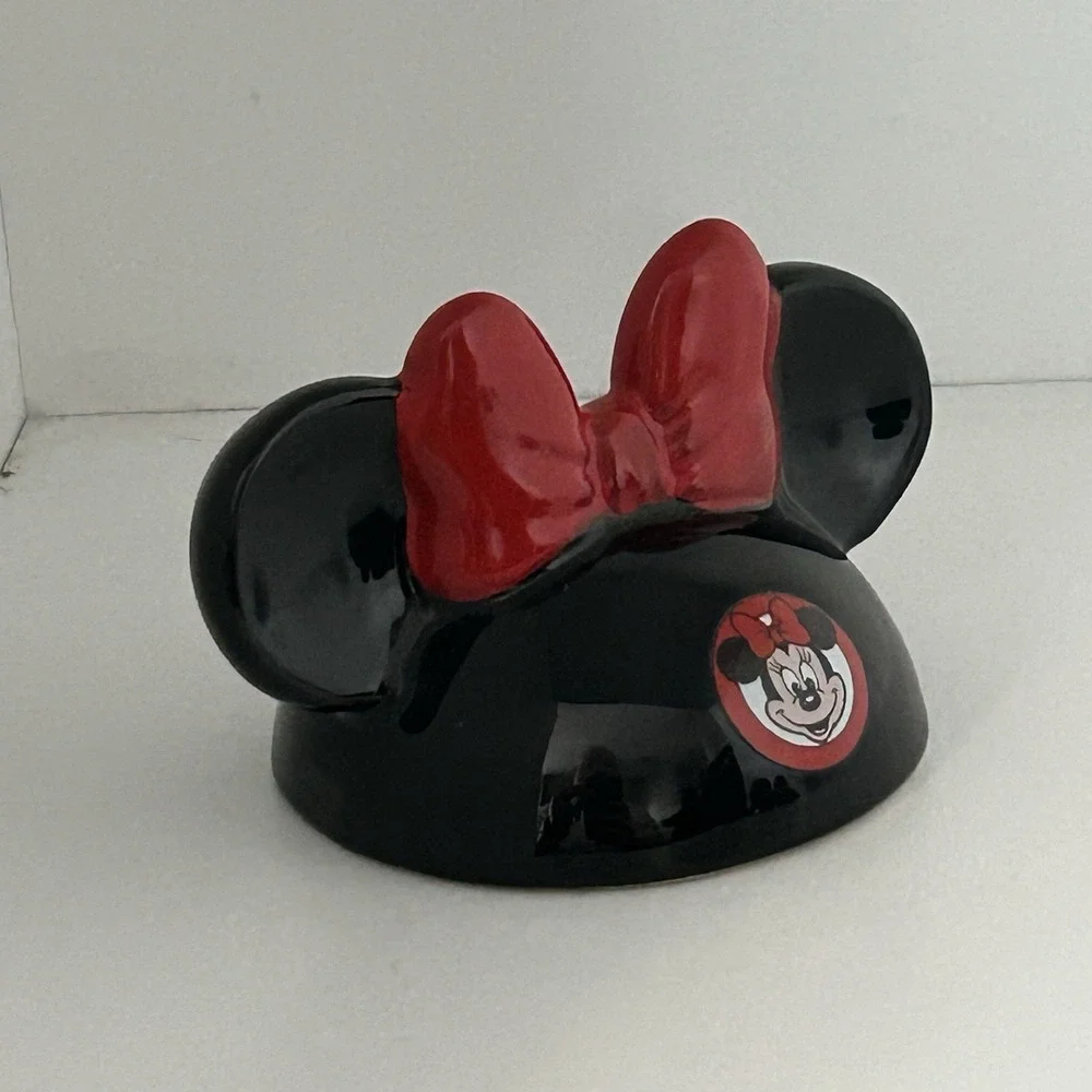 Disney Salt Pepper Shakers Mickey Minnie Mouse Ceramic Set‎ Vintage Applause